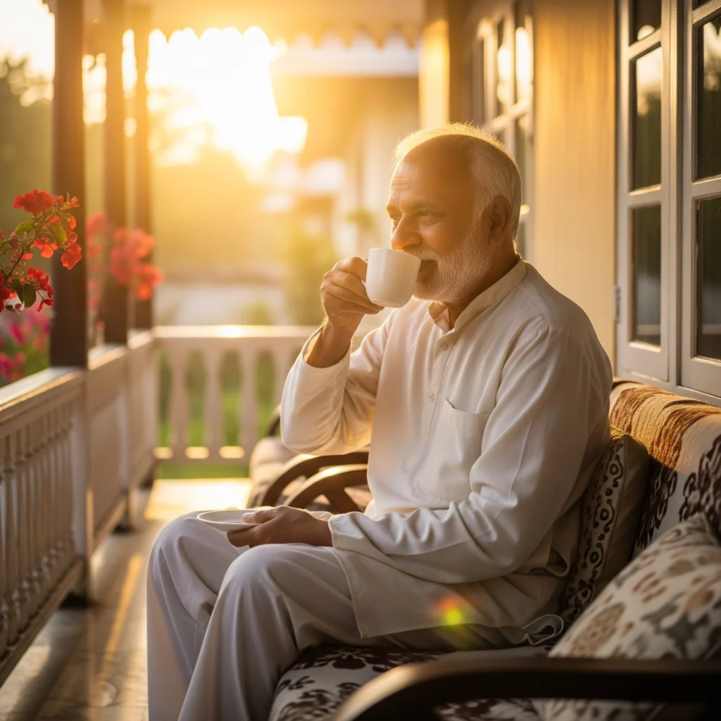 elder routine tea